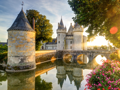 A chateau in the Loire Valley France, a beautiful and romantic location for a French destination wedding.